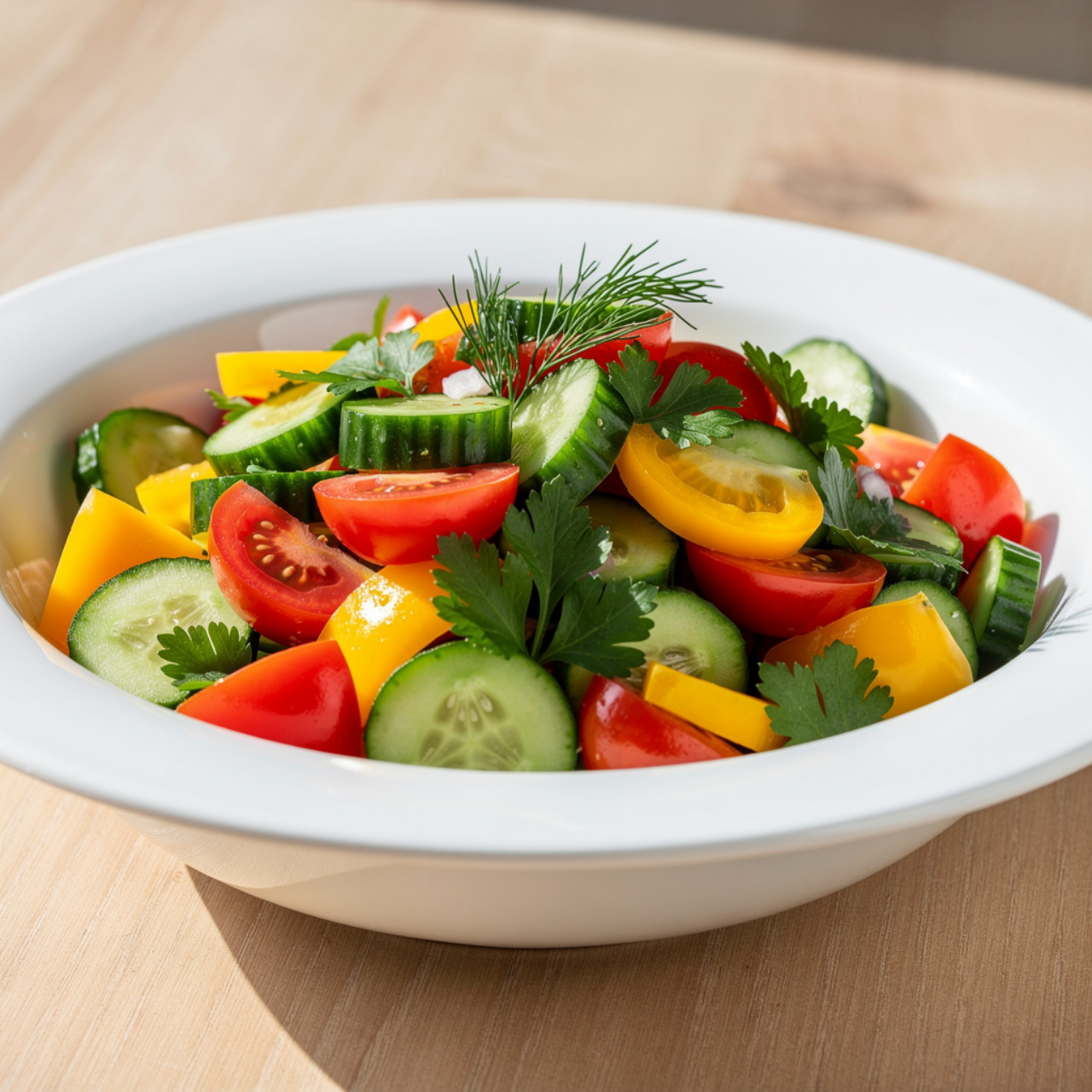 Turkish Shepherd Salad (Çoban Salatası) – Fresh, Easy, and Bursting With Flavor